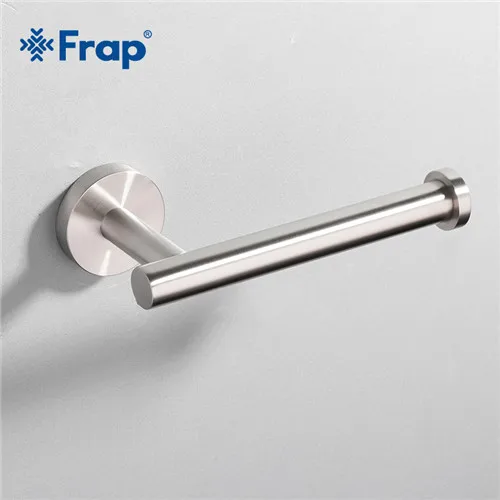 Frap High Quality Stainless Steel Toilet Paper Holder Toilet Roll Holder WC Black Paper Holder Bathroom Accessories Y14003 - Цвет: Toilet paper holder