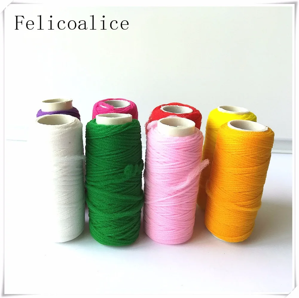 10pcs/lot Coil Cord/Elasticity Yarn Used For DIY Nylon Stocking Flower Making Supplies Wedding