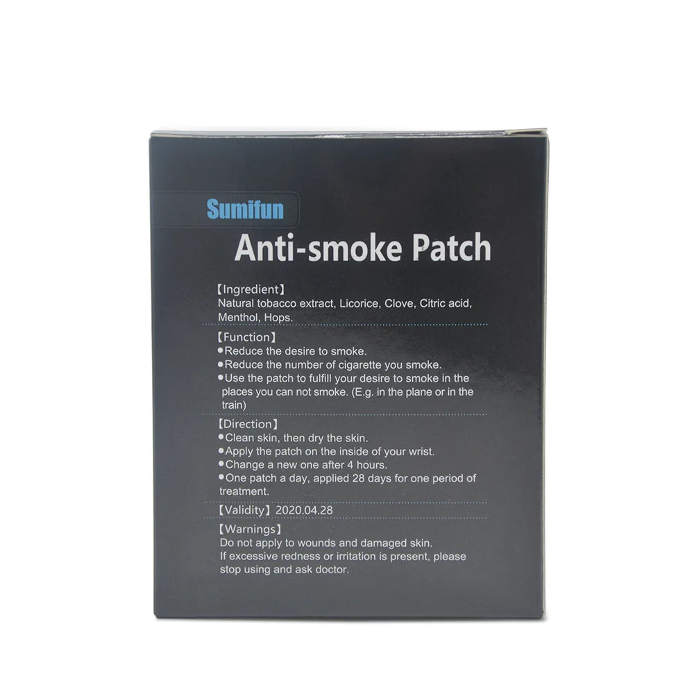 70Pcs 2Boxes Sumifun 100% Natural Ingredient Nicotine Patches Stop Smoking Patch for Smoking Cessation Patch-4