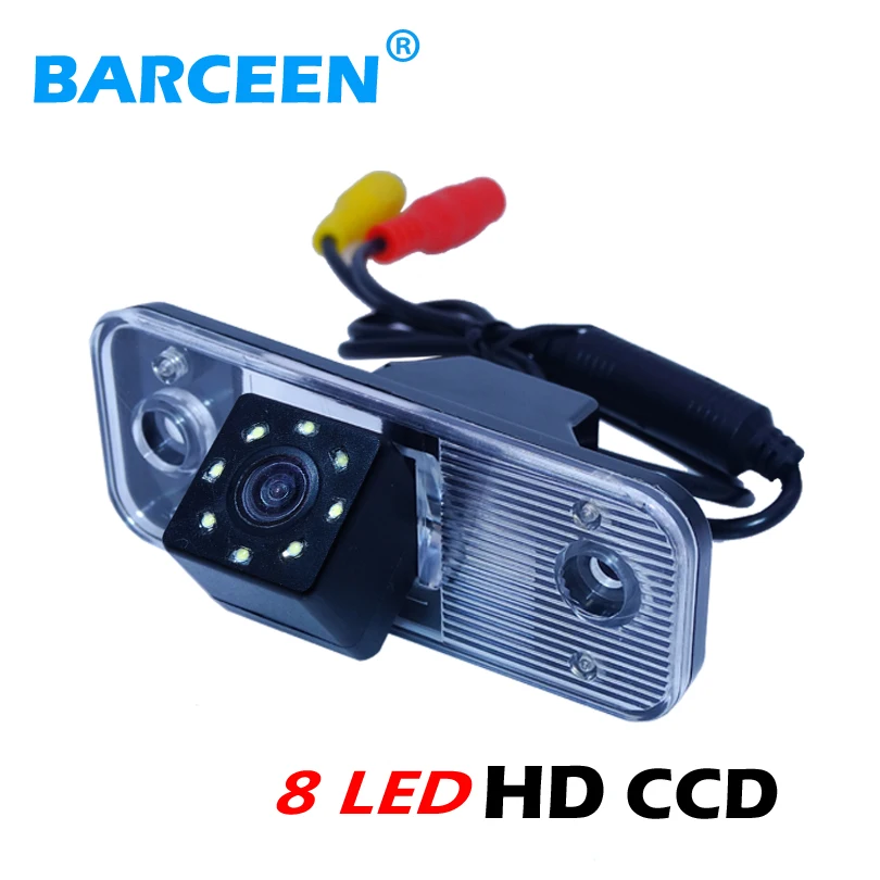 Shockproof car rear reversing camera bring the higest night vision and 8 led suitable for New SantaFe Hyundai Azera | Автомобили и