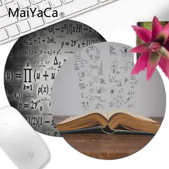 

MaiYaCa Math Formula Rectangle Rubber Mouse Durable Desktop Round Mousepad Laptop Mice Mats gaming Mouse Pad Drop shipping