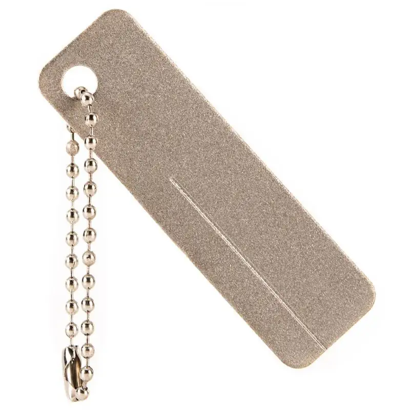 

Portable Silver Cutter Sharpener Diamond Fishing Bait Hooks Grindstone Tool Surface Whetstone Kitchen Grindstone Tool Set Pesca