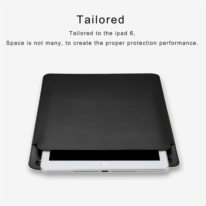 Ультратонкий портативный чехол сумка из искусственной кожи для ipad Pro 9 7/10 5 дюйма с