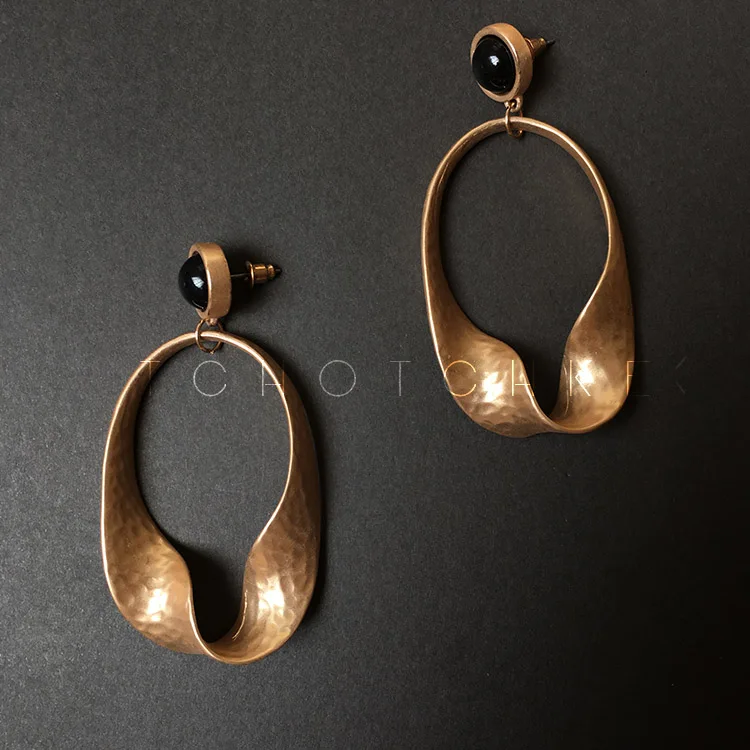 

Timeless Wonder Cutout Geo Irregular Statement Resin Drop Earrings Gift Party Simple rock punk gown new runway top rare 5592