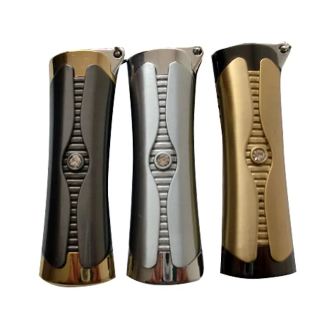 

Modern Classics Bright Sound Dupont Lighter Flame Cigarette Gas Lighters Silver Gold Memorial Refillable Cap