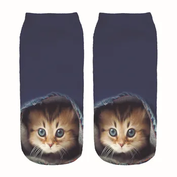 

cat straight socks factory direct wholesale women boat socks