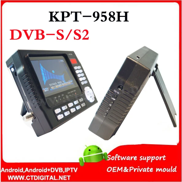 Фонарь диагональю 4 3 дюйма TFT LED sat finder KPT 958H ручной satfinder sattelite dvb s2|monitor lift|monitormonitor 19 |