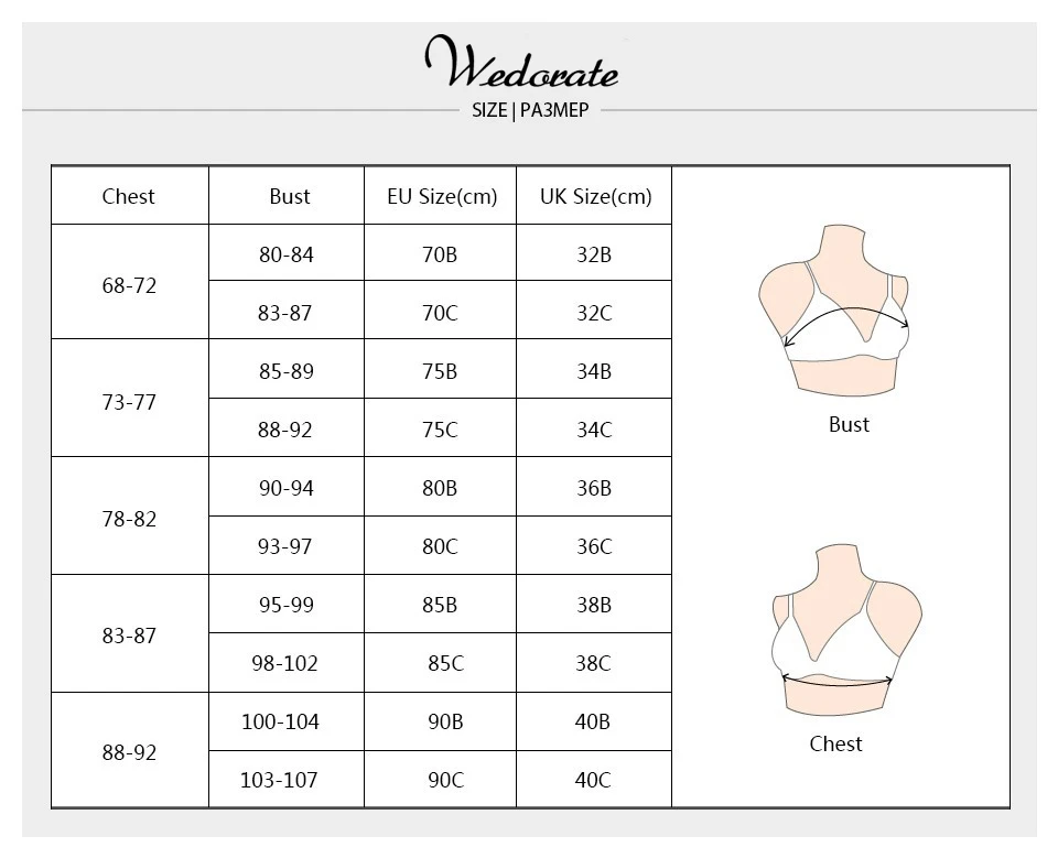 bra size