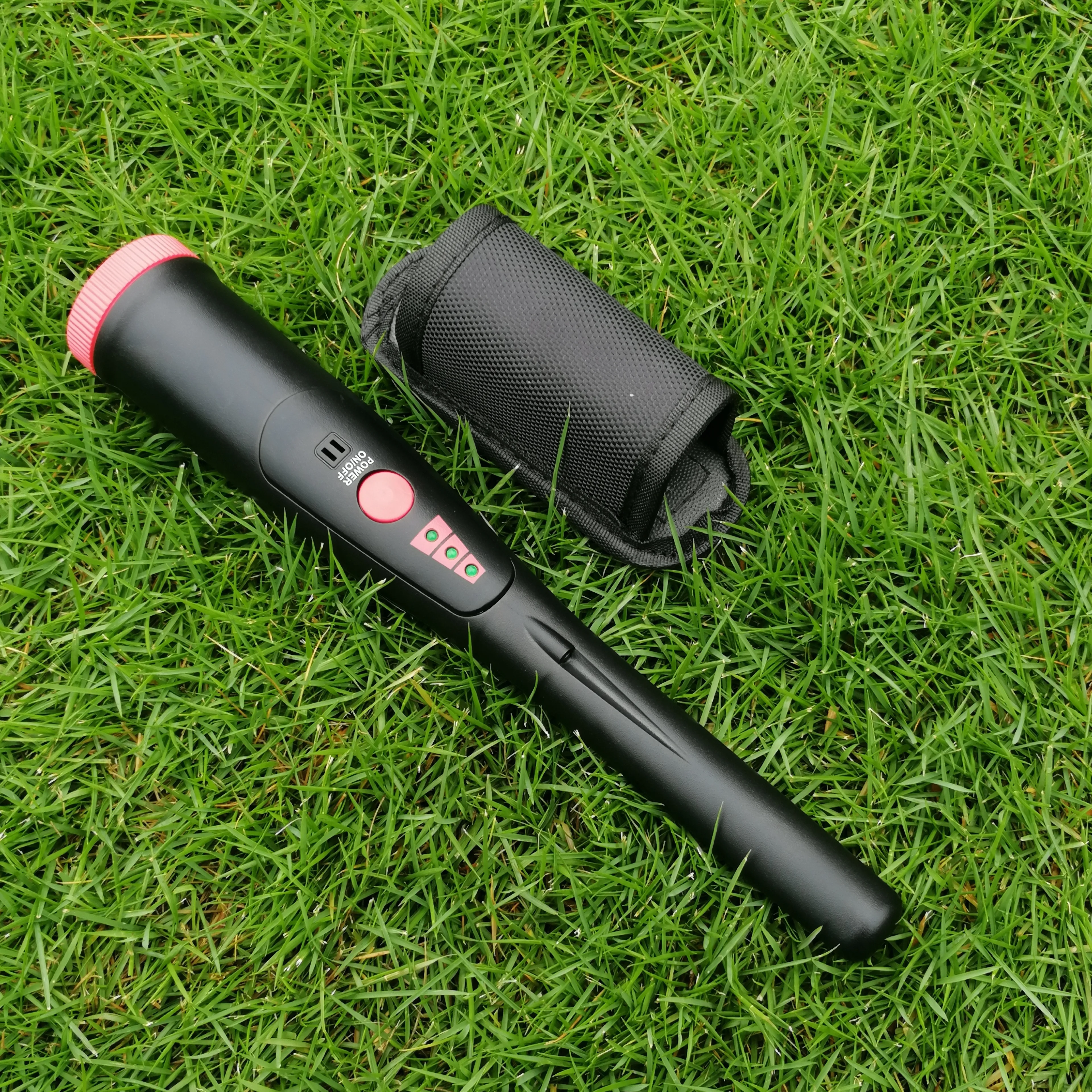 Goedkoop Gloednieuwe Laagste Prijs 3 LED Zaklamp HandHeld Metaaldetector Grote Promotie Metaaldetector Pinpointer Detector Scanner Holster