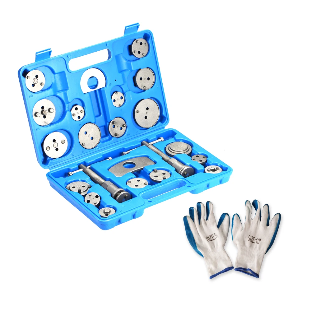 

22 PCS In One Set Disc Brake Caliper Pump Regulator Brake Disc Tool Kit Car Repair Tool Caliper Piston Tools Set Hand Tools