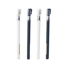 4 Pcs/lot Cute Kawaii Dog Animal Pet Korean Japanese Gel Ink Pen 0.35mm Black Ink Wholesale School Writing Supply Office Tools