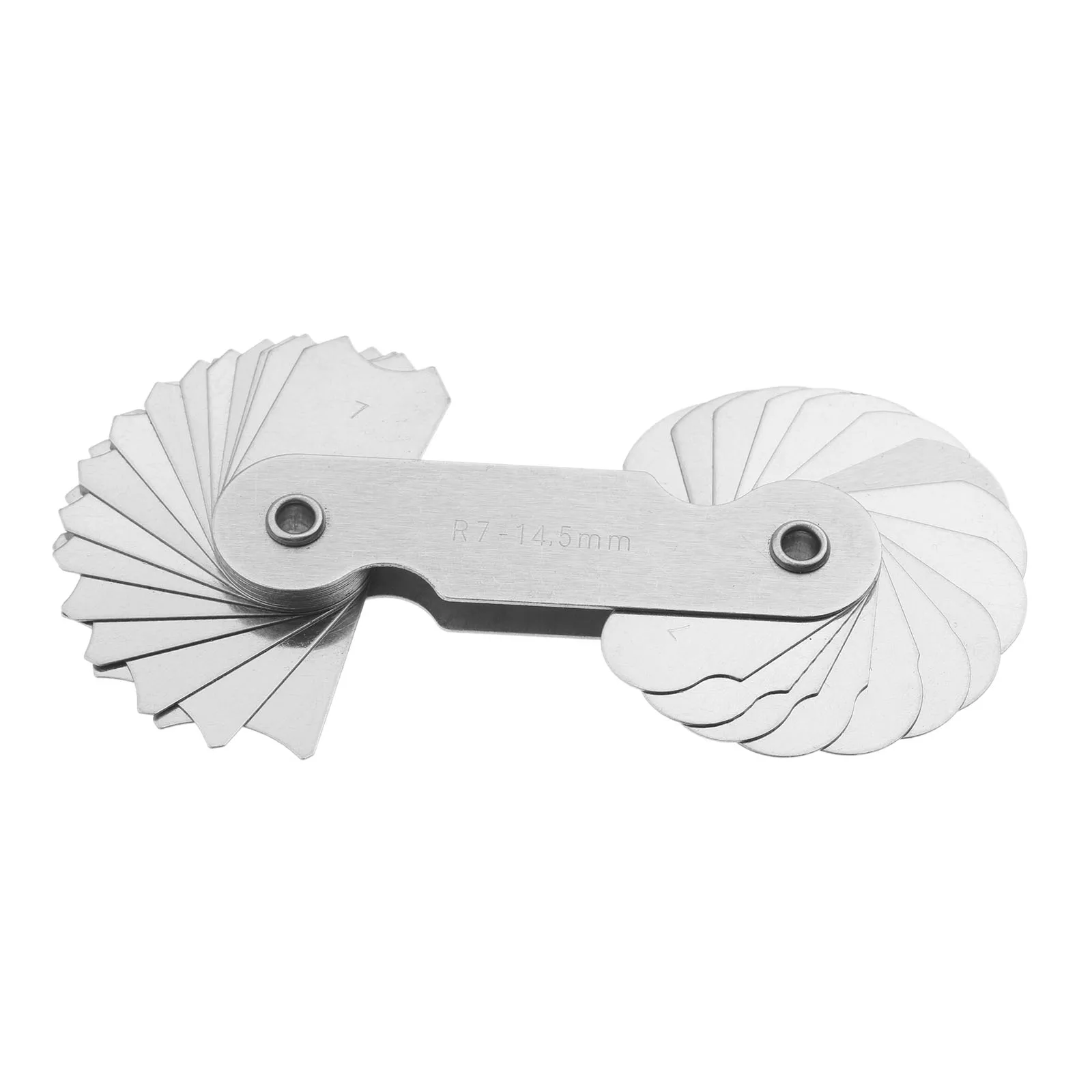 R7-14.5mm Tool Steel Radius Gauge Measuring Tool Radius Fillet Gauge Sliver