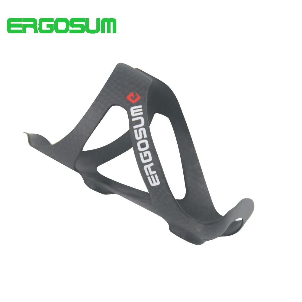 ERGOSUM Bottle Cage Cycling Carbon Black Road Bicycle Holder 3K Matte Mountain Bike Water Holders | Спорт и развлечения