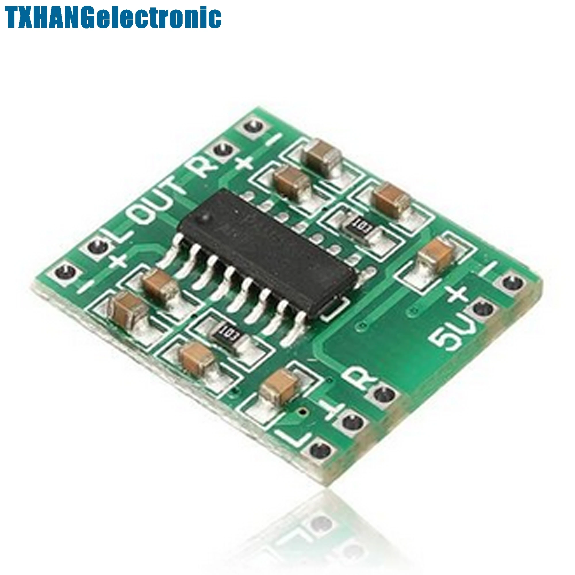 2pcs 2 Channel 3W Digital power PAM8403 Class D Audio Amplifier Board USB DC 5Vin Integrated
