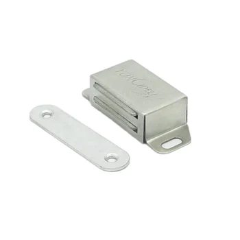 

2pcs Stainless Steel Door Magnet Cupboard Door Suction Strong Magnet for Cabinet Kitchen Door Furniture Ball Lock Suction
