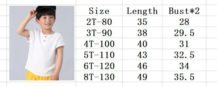 Модная льняная плиссированная футболка для мальчиков; детская футболка; коллекция года; летняя футболка для маленьких мальчиков и девочек; детская одежда; Детские топы с короткими рукавами