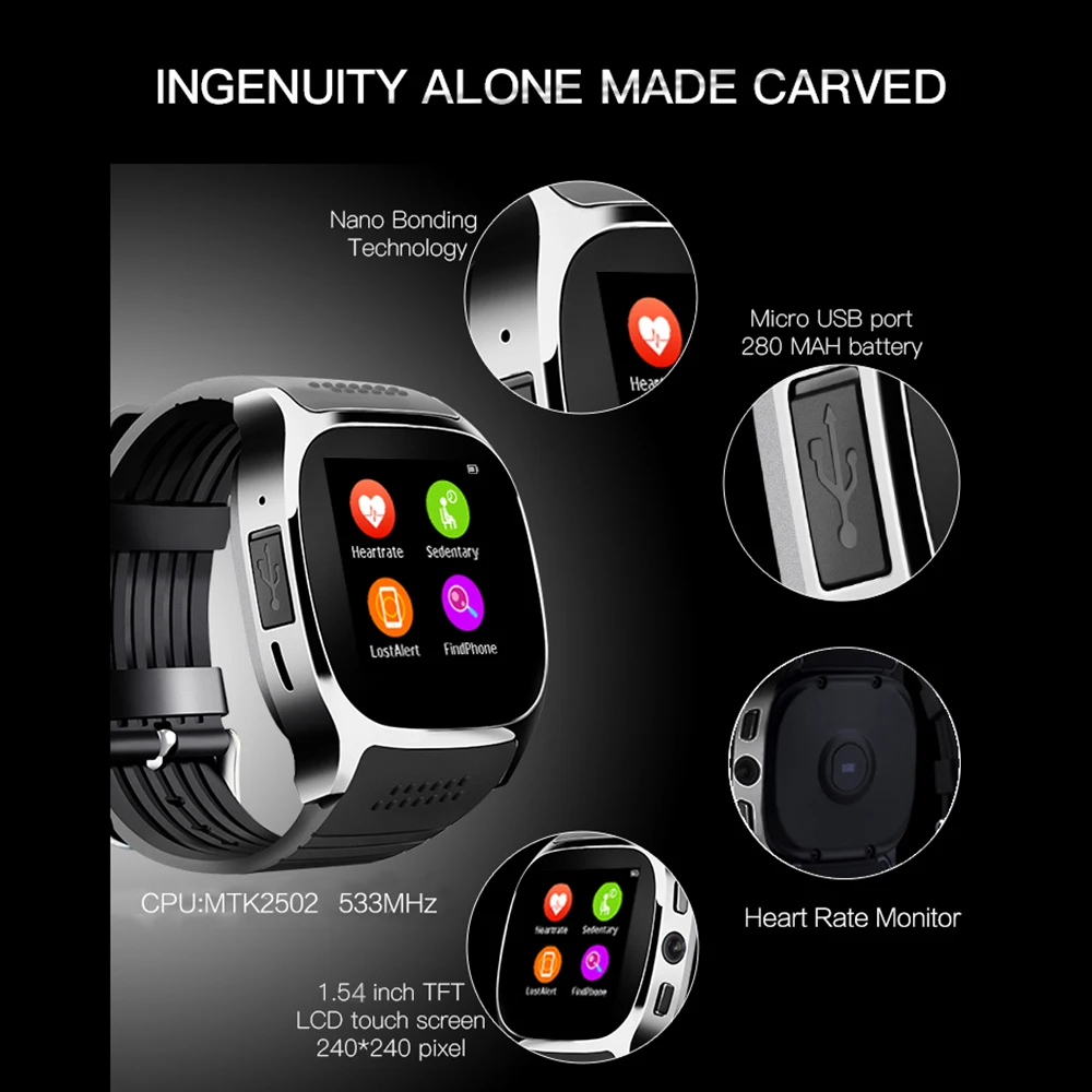 smart watch t8m