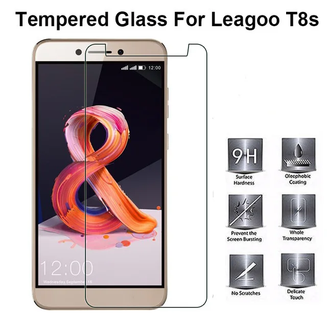 2 шт. для Leagoo T8S 2.5D 0 25 мм 9 H закаленное стекло экран протектор Защитная пленка T8 S