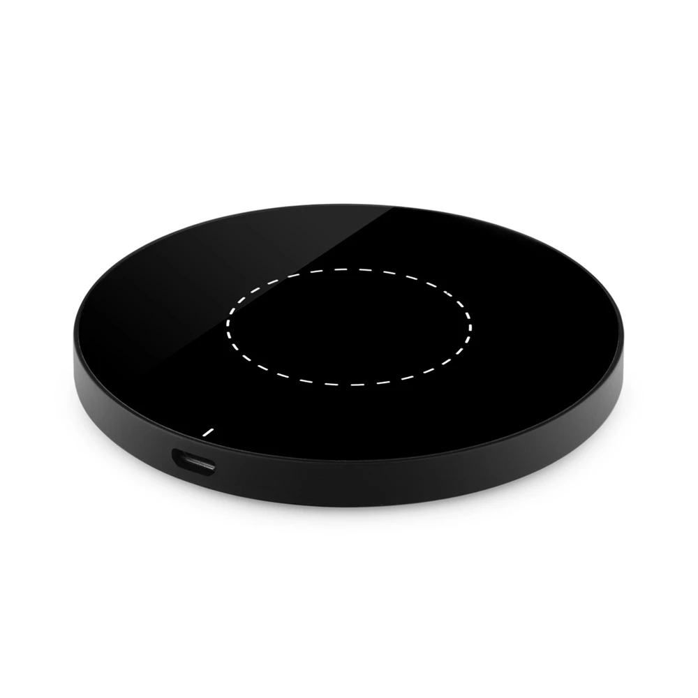BBSW Aluminum & Acrylic 5W Qi Wireless Charger Charging Pad For iPhone X 8 SAMSUNG Galaxy Note 8 S8 Plus S7 S6 S6 Edge+ Note 5  (10)