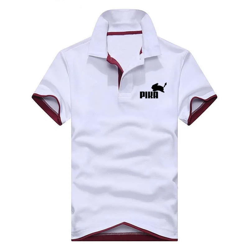 

New Men Clothes 2019 Polo Men Summer High Quality Cotton Shirt Breathable Lapel Polo Hombre Business Casual Polo In Polo Shirts