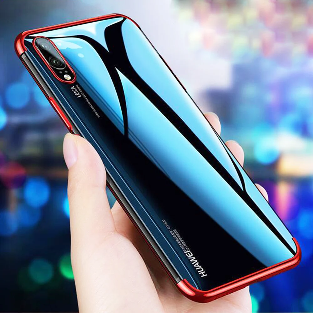 For Huawei P20 Pro/P20/P20 Lite Hybrid Clear View Silicone