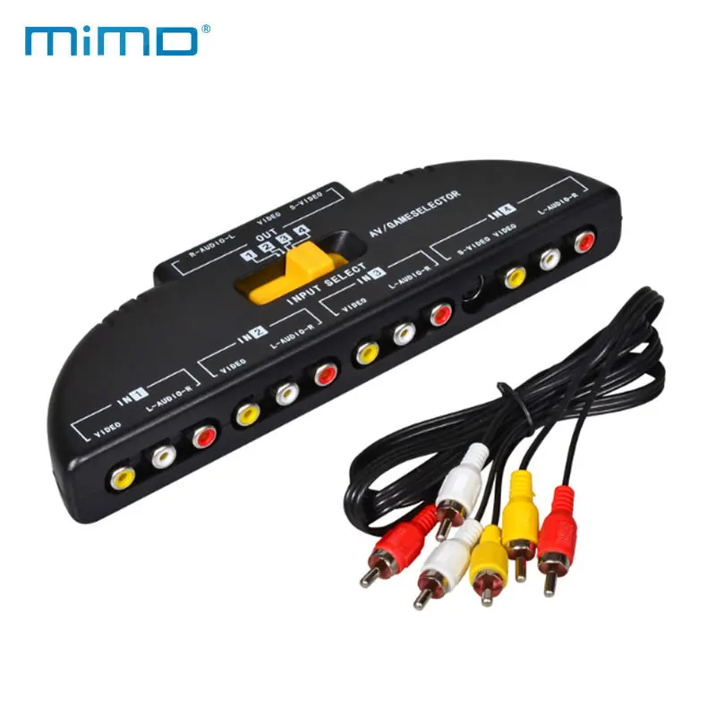 MIMD Audio and Video Switcher AV Expansion Port For Digital TV +DVD