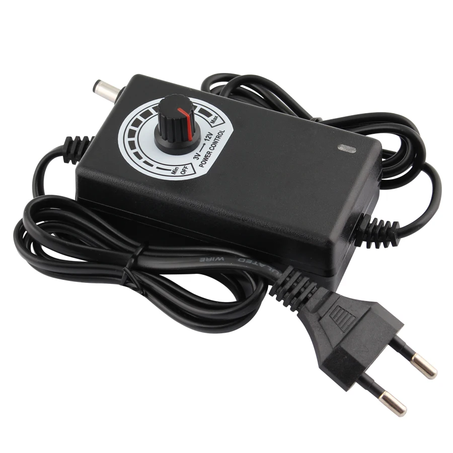 

Lighting Transformers 12V 24V 9V 3V Power Supply Adjustable AC To DC 3V 9V 12V 24V Power Supply Adapter 12 24 V Volt LED Driver