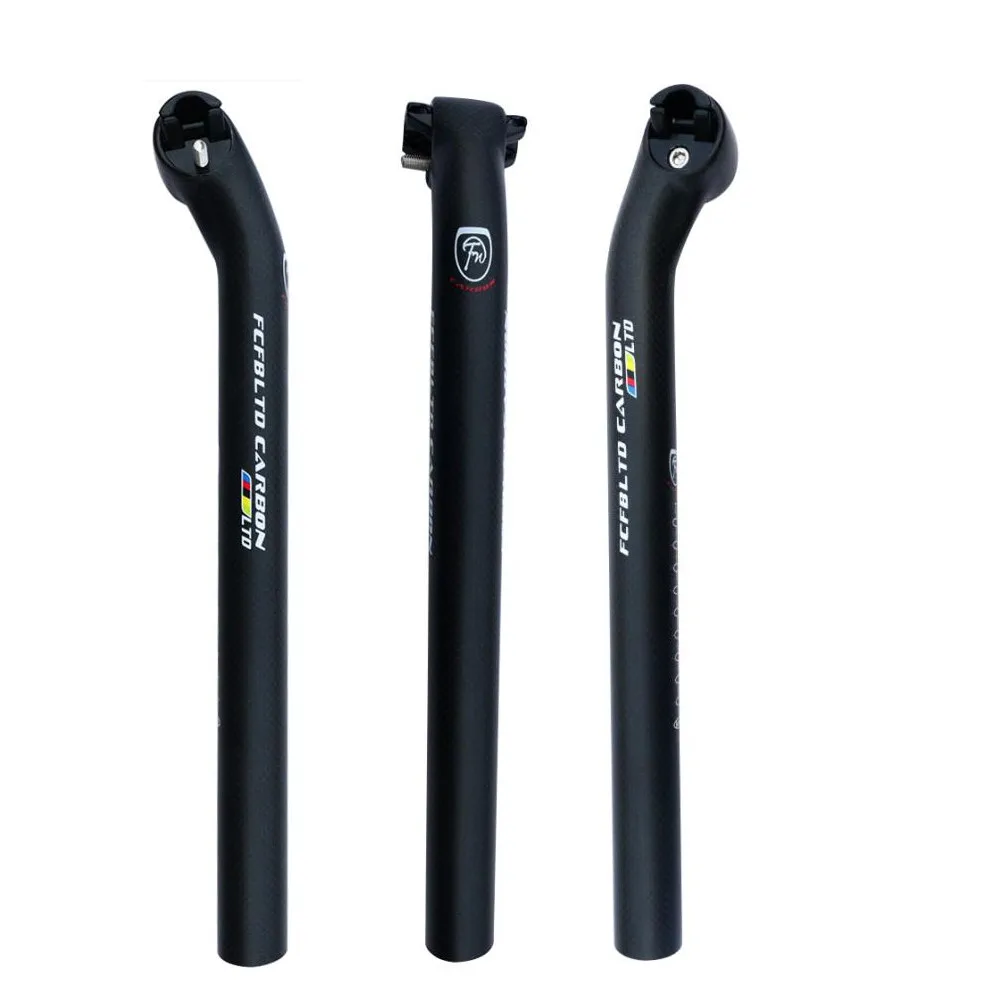 

FCFB carbon bicycle seatpost MTB road bike carbon seat post seat tube cycling seat 27.2/30.8/31.6/33.9/34.9*350/400 /580mm