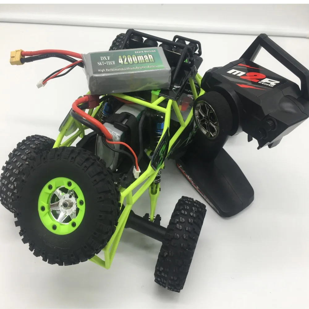 2 шт. DXF Акула версия Rc Lipo батарея 2S 7,4 V 4200mah 25C Max 30C для Wltoys 12428 12423 1:12 RC автозапчасти