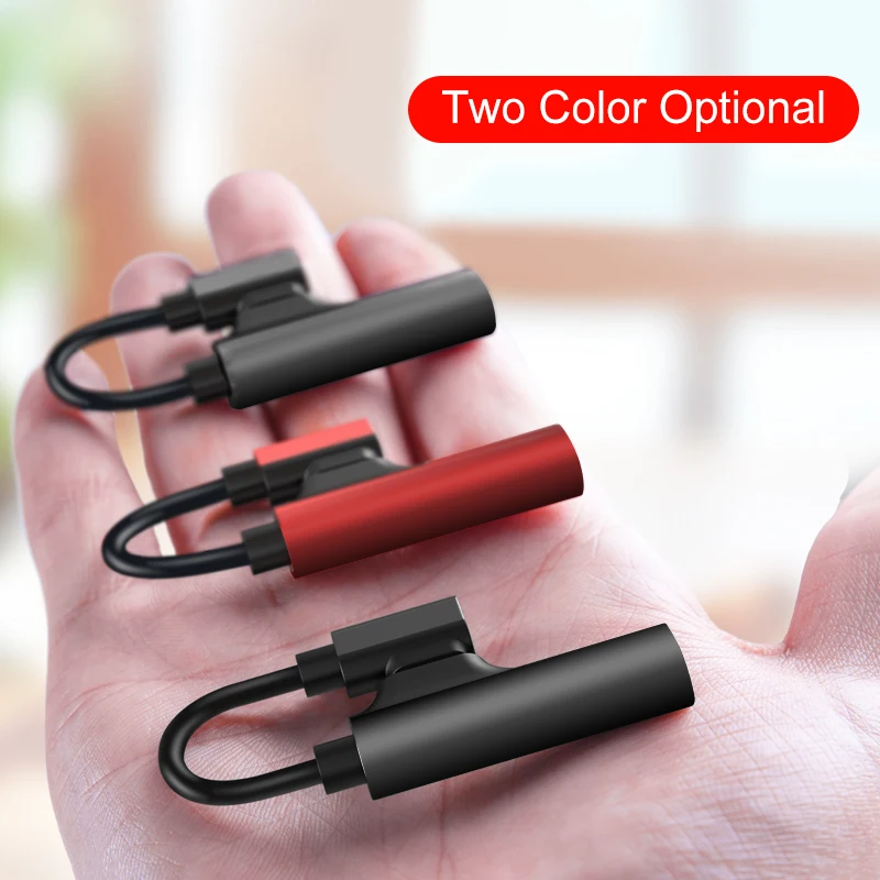 

Type C to Jack 3.5 Type C Cable Adapter For Huawei P20 Pro Charging listening USB Type-C 3.5mm AUX Earphone Converter for xiaomi
