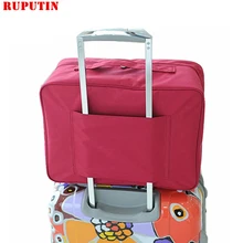 RUPUTIN Packing Cubes Women's Luggage Travel Bags Hand Travelling Large Capacity Waterproof Handbag Men's Suitcase Trolley Bag