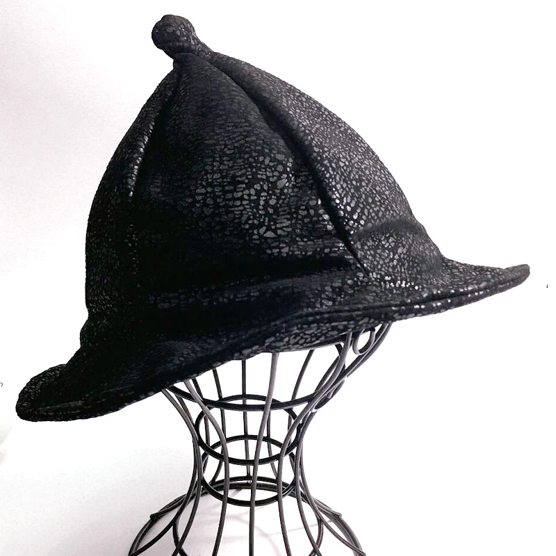 Шляпа ведьмы новая классическая женская мужская кепка s винтажная армейская шляпа из натуральной кожи Кадет Военный патруль кожаная Кепка унисекс шапки Теплые