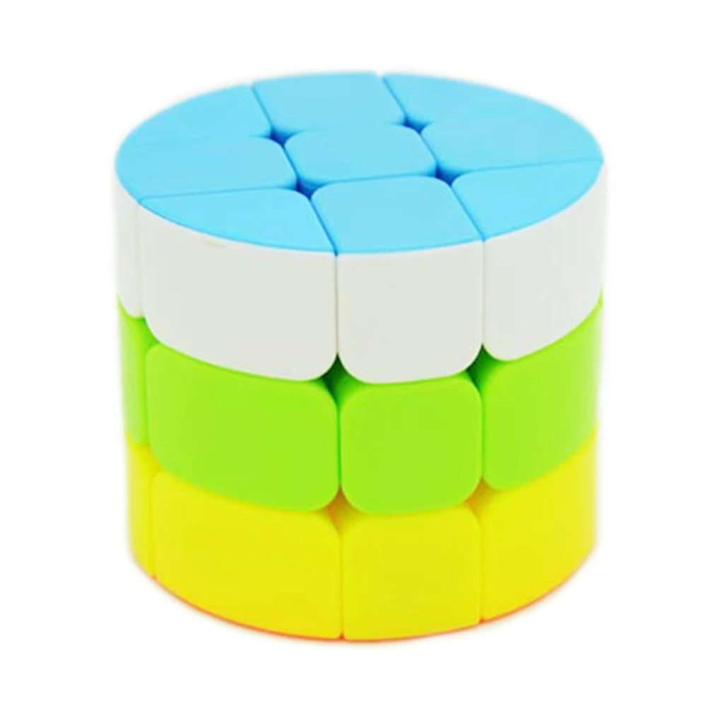 Babelemi pinkycolor 3x3x3 цилиндра Cube Скорость magic cube игра-головоломка кубики развивающие игрушки подарок для Для детей