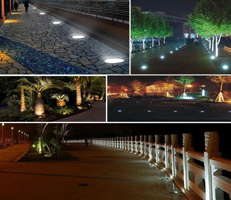 Levou ao ar Luz ao ar Levou Convés Inground Lâmpada Ac110v-240v Ip67 12 v Subterrâneo Livre Branco Quente Rgb Enterrado Luz D100 * H85mm 3 w 26 D100 * H85MM 3 W LEVOU convés