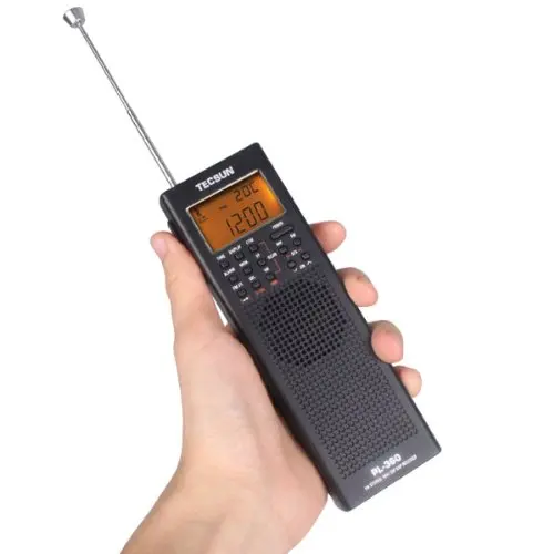 Tecsun PL-360 полнодиапазонная FM/MW/LW/SW цифровая Демодуляция пожилых карманная стерео Портативная полупроводниковая зарядка кампус радио