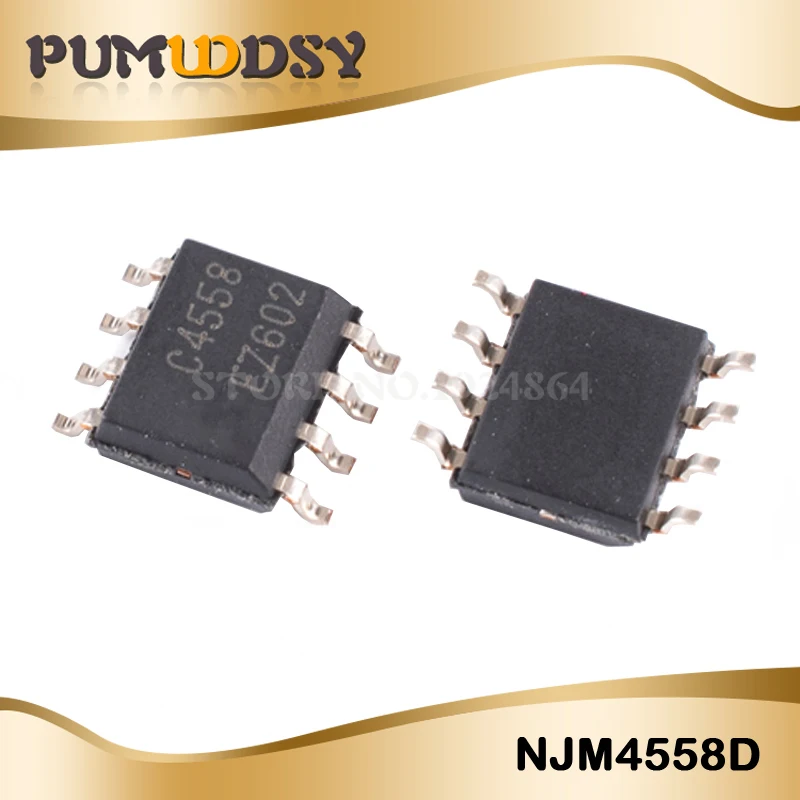 

20PCS JRC4558D SOP8 NJM4558D SOP 4558 SMD 4558D JRC44558 Dual OP AMP free shipping IC