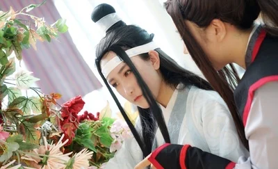 Lan Wangji Косплей Grandmaster of Demonic культивирование костюм Lan Wangji взрослый Mo Dao Zu Shi костюм унисекс полный комплект