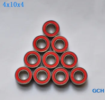 

4X10X4mm COOL RED SEAL FREE SHIPPING 10PCS SMR104 2OS CB ABEC7 Stainless Steel Hybrid Ceramic Bearings/Fishing Reel Bearings