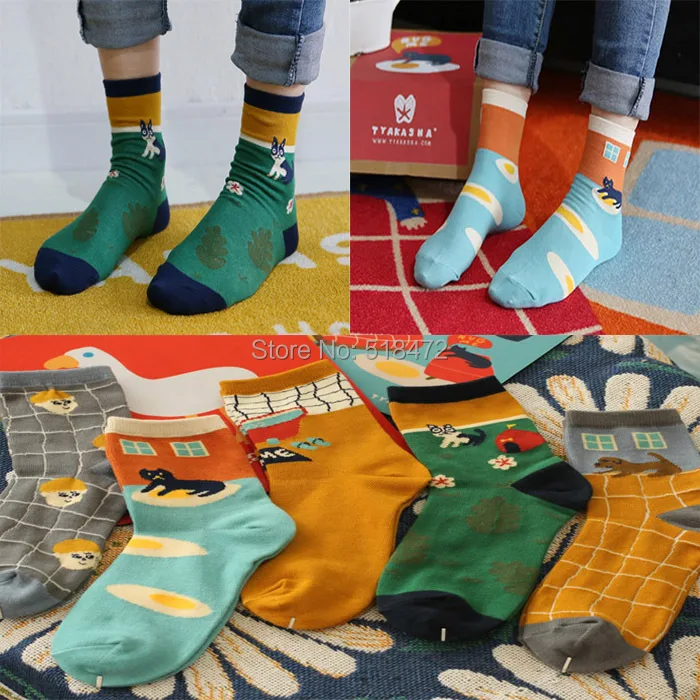 Hot sale lovely style south Korean brand new socks super fashion design