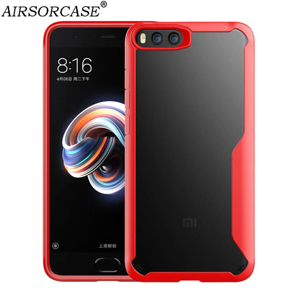 Hard PC Transparent Back Cover Mobile Phone Cases for Xiaomi Mi Note 3