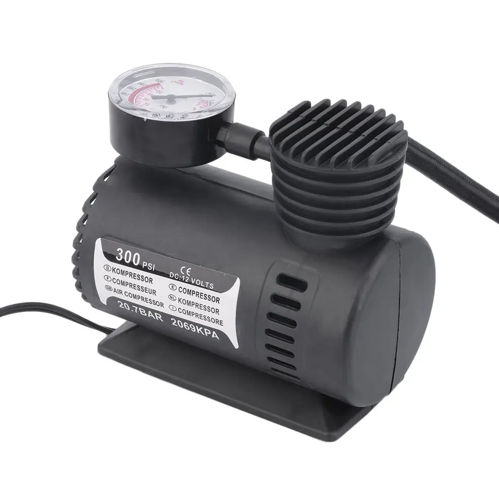 

Mini 12V Inflator Pump Toys Sports Electric Pump Portable Mini Compact Compressor Pump Tyre Air Inflator Hot Sale