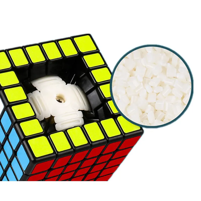 Кубик рубика Новое поступление MoYu Cubing классе 6 Слои MF6 6x6x6 Cube Черный/Stickerless MF головоломка куб игрушки для детей Magic Cube