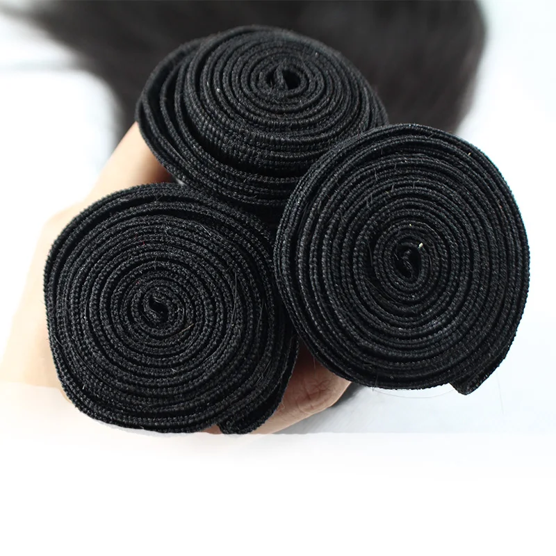 Human Hair Bundles Berrys Fashion 8-30inch Straight Hair Bundles Brazilian 4 Bundles Deal Hair Weave 100% Human Natural Color