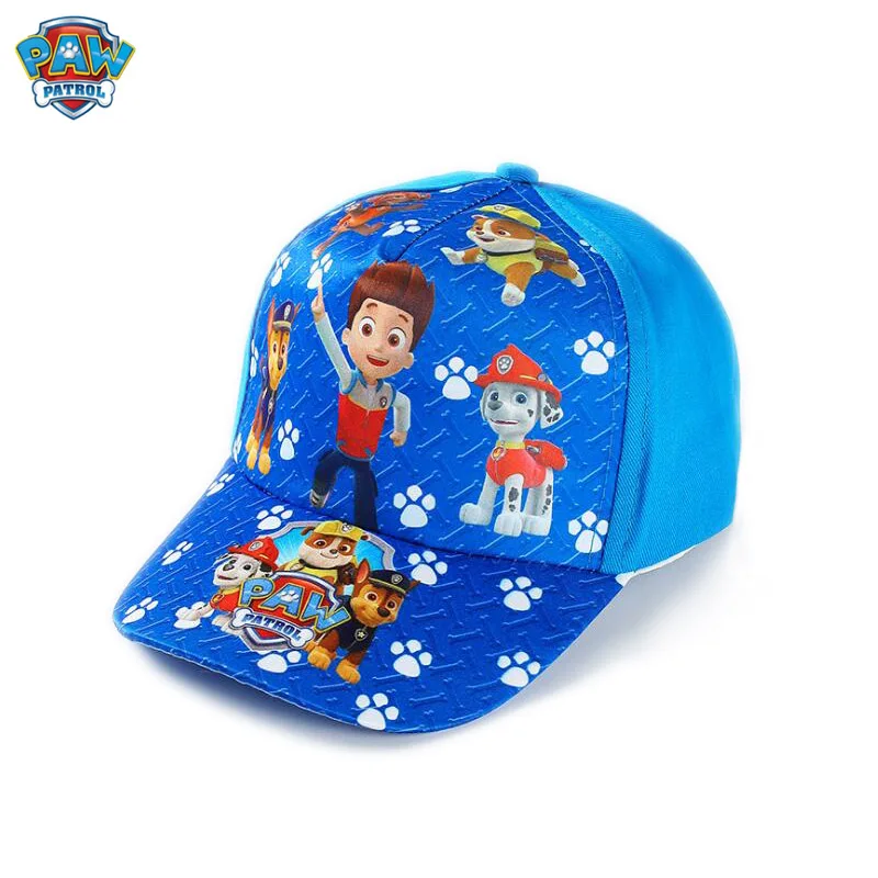 PAW Patrol кружки Щенячий патруль хлопок милые детские летние шапки головные уборы с принтом на тему собак вечерние дети подарок на день рождения - Цвет: Cap Dark Blue