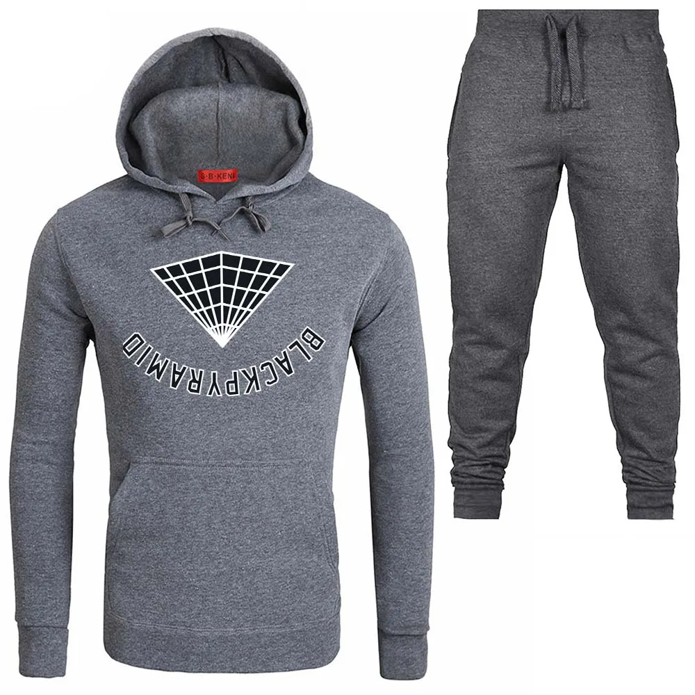 Fashion BLACK PYRAMID Hip Hop Hoodies Men Chris Brown Street Style Long Sleeve Sweatshirt Justin Bieber Purpose Tour Hoody