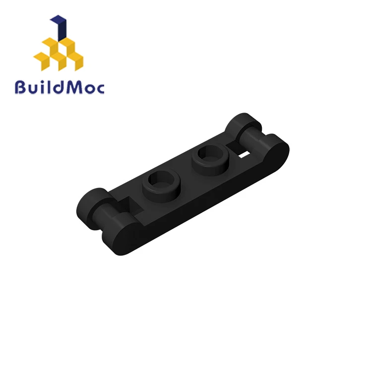 BuildMOC совместимый Legoing18649 1x2 для строительных блоков части DIY логотип