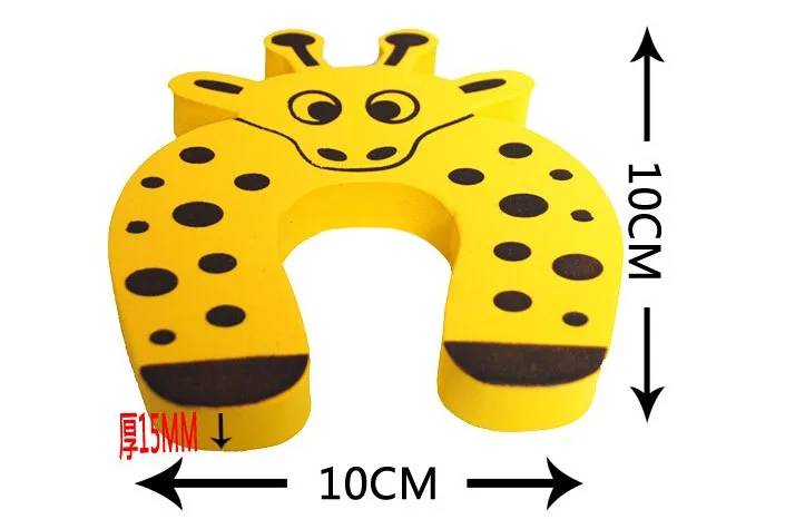Дети двери стопор для двери замок безопасности пальцев протекторы детей мультфильм животных Jammers стоп Защита краев и углов