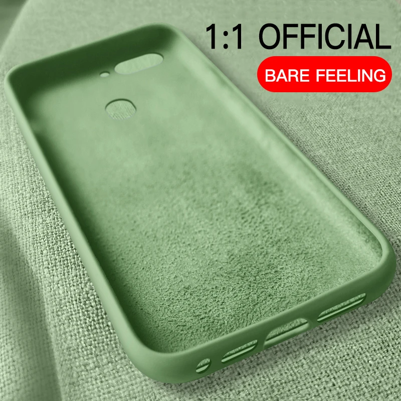

For Huawei honor 8 8X 8A 9 9i Lite 20i V9 V 10 20 Pro Play Magic 2 Nova 5 5i Liquid Silicone Rubber Cover Phone Shockproof Case