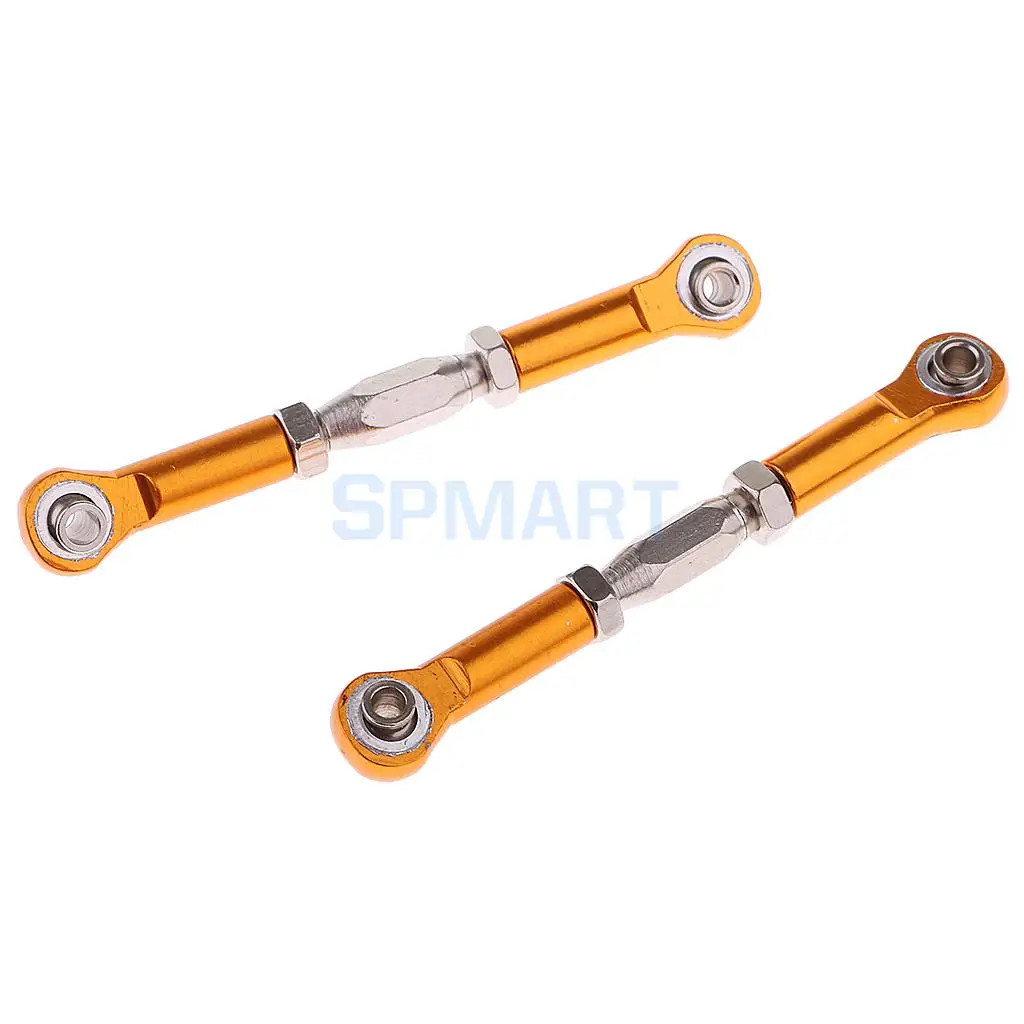 6Pcs 1/10 RC Car Steering Servo Linkage Turnbuckle Front Rear 166617 166017 106017 for Redcat HSP Truck