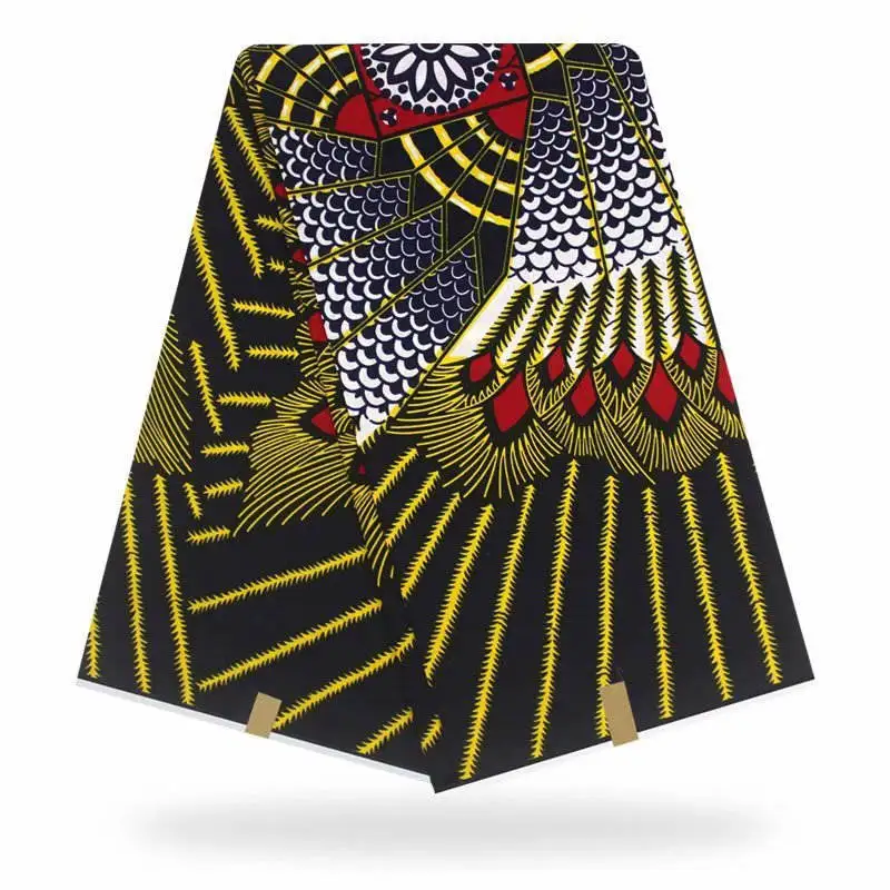 

High Quality African Dutch Wax Hollandais African Real Guaranteed Dutch Wax Hollandais Wax 6Yards/Lot For Women Dress ! J50881